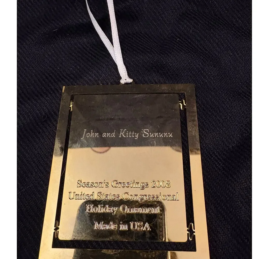 Official 2008 Holiday Ornament Congressional Washington DC Christmas Collectible